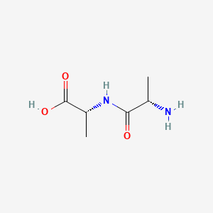 (R)-2-((S)-2-Aminopropanamido)propanoic acid chemical structure (CAS 3695-80-5)