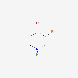 3-Bromo-4-pyridinol chemical structure (CAS 36953-41-0)