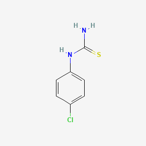 1-(4-Chlorophenyl)thiourea chemical structure (CAS 3696-23-9)