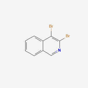 3,4-Dibromoisoquinoline chemical structure (CAS 36963-44-7)