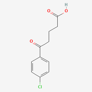 5-(4-Chlorophenyl)-5-oxopentanoic acid chemical structure (CAS 36978-49-1)
