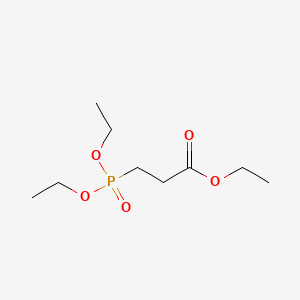 Ethyl 3-(diethoxyphosphoryl)propanoate chemical structure (CAS 3699-67-0)