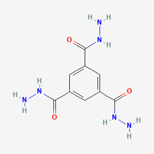 Benzene-1,3,5-tricarboxylic acid trihydrazide chemical structure (CAS 36997-31-6)