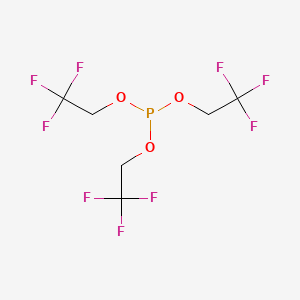 Tris(2,2,2-trifluoroethyl) phosphite chemical structure (CAS 370-69-4)