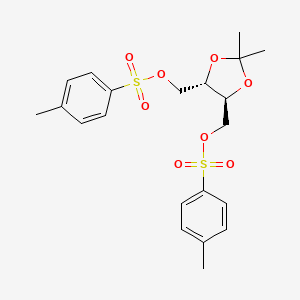((4S,5S)-2,2-Dimethyl-1,3-dioxolane-4,5-diyl)bis(methylene) bis(4-methylbenzenesulfonate) chemical structure (CAS 37002-45-2)