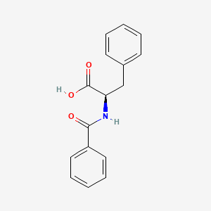 N-Benzoyl-D-phenylalanine chemical structure (CAS 37002-52-1)