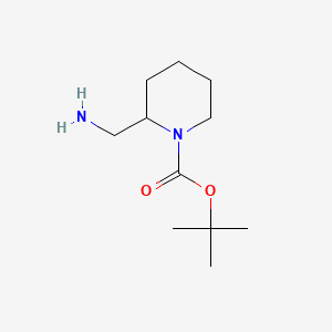 1-Boc-2-(Aminomethyl)piperidine chemical structure (CAS 370069-31-1)