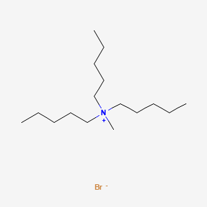 N-Methyl-N,N-dipentylpentan-1-aminium bromide chemical structure (CAS 37026-88-3)