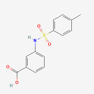 3-((4-Methylphenyl)sulfonamido)benzoic acid chemical structure (CAS 37028-84-5)