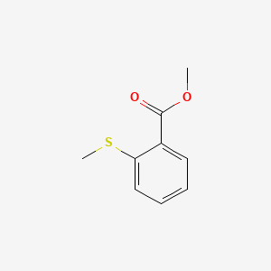 Methyl 2-(methylthio)benzoate chemical structure (CAS 3704-28-7)