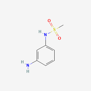 3-(Methylsulfonamido)aniline chemical structure (CAS 37045-73-1)