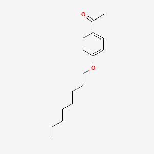1-(4-(Octyloxy)phenyl)ethanone chemical structure (CAS 37062-63-8)