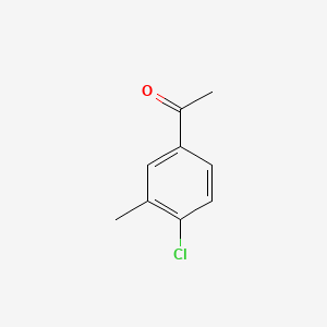 1-(4-Chloro-3-methylphenyl)ethanone chemical structure (CAS 37074-39-8)