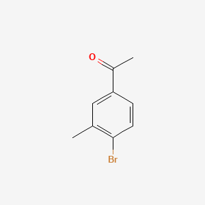 1-(4-Bromo-3-methylphenyl)ethanone chemical structure (CAS 37074-40-1)