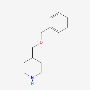 4-((Benzyloxy)methyl)piperidine chemical structure (CAS 37088-21-4)