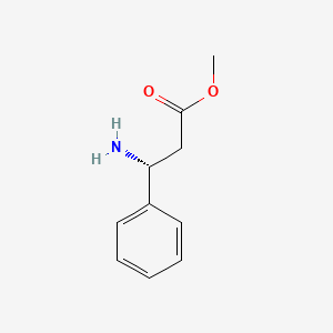 (R)-Methyl 3-amino-3-phenylpropanoate chemical structure (CAS 37088-67-8)
