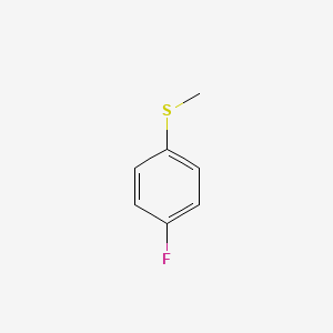 4-Fluorothioanisole chemical structure (CAS 371-15-3)