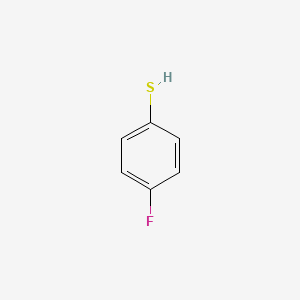 4-Fluorothiophenol chemical structure (CAS 371-42-6)