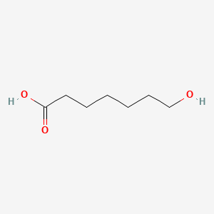7-Hydroxyheptanoic acid chemical structure (CAS 3710-42-7)