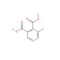 3-Methylphthalic acid chemical structure (CAS 37102-74-2)