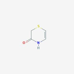 2H-1,4-Thiazin-3(4H)-one chemical structure (CAS 37128-08-8)