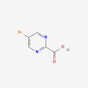 5-Bromopyrimidine-2-carboxylic acid chemical structure (CAS 37131-87-6)