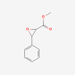 Methyl 3-phenyloxirane-2-carboxylate chemical structure (CAS 37161-74-3)
