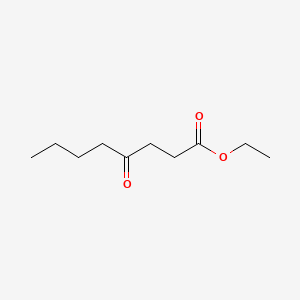Ethyl 4-oxooctanoate chemical structure (CAS 37174-96-2)