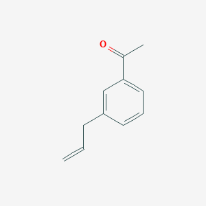1-(3-Allylphenyl)ethanone chemical structure (CAS 371754-85-7)