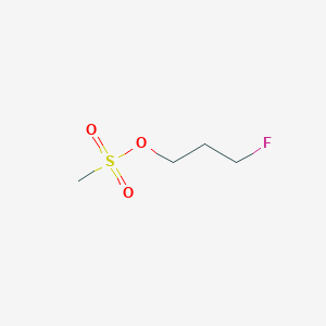 3-Fluoropropyl methanesulfonate chemical structure (CAS 372-04-3)