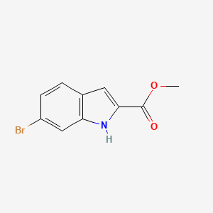 Methyl 6-bromo-1H-indole-2-carboxylate chemical structure (CAS 372089-59-3)