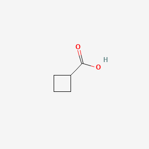 Cyclobutanecarboxylic acid chemical structure (CAS 3721-95-7)