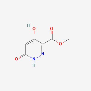 Methyl 4,6-dihydroxypyridazine-3-carboxylate chemical structure (CAS 372118-00-8)