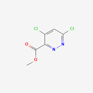 Methyl 4,6-dichloropyridazine-3-carboxylate chemical structure (CAS 372118-01-9)