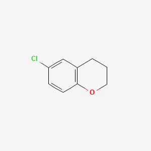 6-Chlorochroman chemical structure (CAS 3722-71-2)