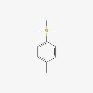 Trimethyl(p-tolyl)silane chemical structure (CAS 3728-43-6)