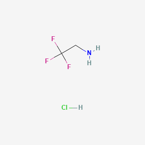 2,2,2-Trifluoroethanamine hydrochloride chemical structure (CAS 373-88-6)