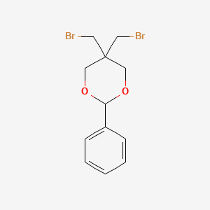 5,5-Bis(bromomethyl)-2-phenyl-1,3-dioxane chemical structure (CAS 3733-29-7)