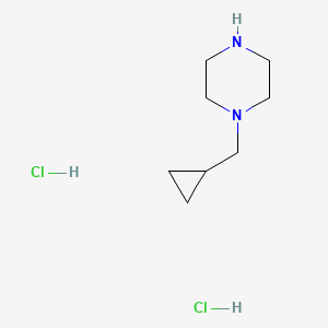 1-(Cyclopropylmethyl)piperazine dihydrochloride chemical structure (CAS 373608-42-5)