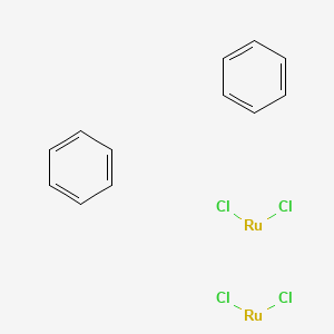 Dichloro(benzene)ruthenium(II) dimer chemical structure (CAS 37366-09-9)