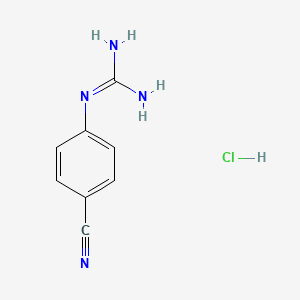 1-(4-Cyanophenyl)guanidine hydrochloride chemical structure (CAS 373690-68-7)