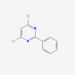 4,6-Dichloro-2-phenylpyrimidine chemical structure (CAS 3740-92-9)