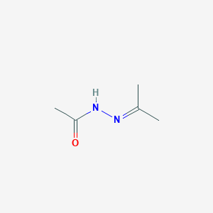 N'-(Propan-2-ylidene)acetohydrazide chemical structure (CAS 3742-63-0)