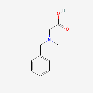 2-(Benzyl(methyl)amino)acetic acid chemical structure (CAS 37429-48-4)