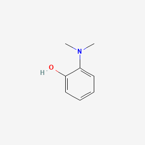 2-Dimethylaminophenol chemical structure (CAS 3743-22-4)