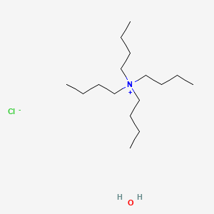 Tetrabutyl ammonium chloride xhydrate chemical structure (CAS 37451-68-6)