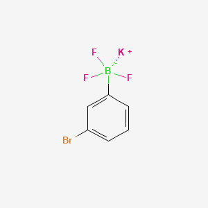 potassium (3-bromophenyl)trifluoroborate chemical structure (CAS 374564-34-8)