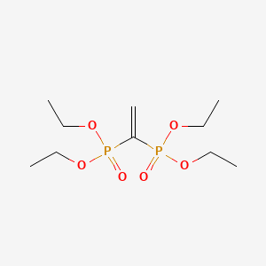 Tetraethyl ethene-1,1-diylbis(phosphonate) chemical structure (CAS 37465-31-9)