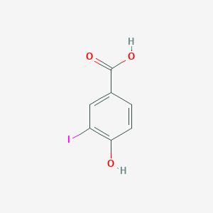 4-Hydroxy-3-iodobenzoic acid chemical structure (CAS 37470-46-5)
