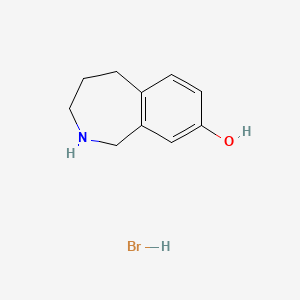 2,3,4,5-Tetrahydro-1H-benzo[c]azepin-8-ol hydrobromide chemical structure (CAS 374813-35-1)